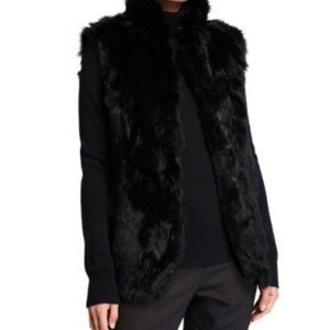 Adrienne Landau Rabbit Fur Vest